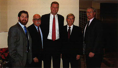 New York City Public Advocate Bill De Blasio Meets With The Plumbing Foundation