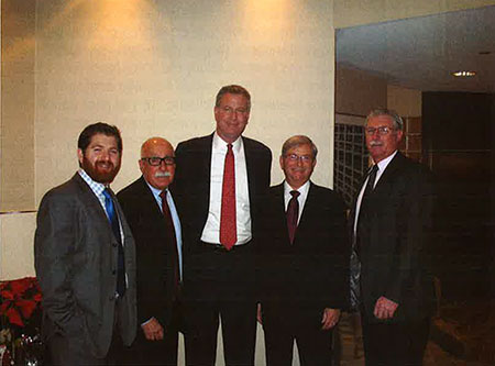 Mayor Bill DeBlasio meets Plumbing Foundation Officers