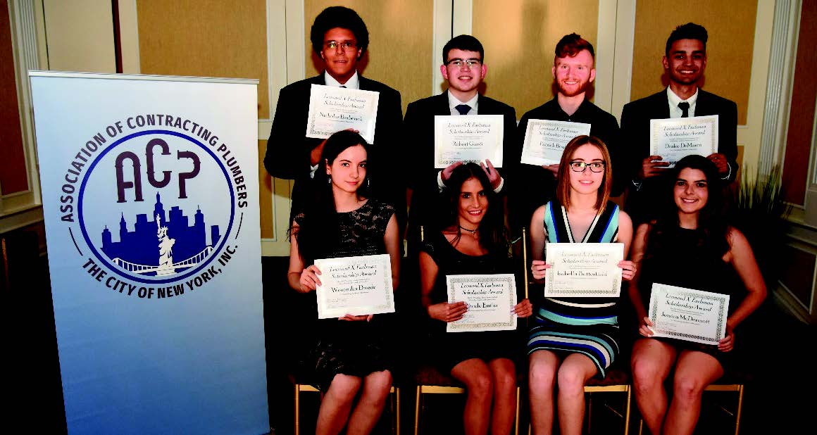 2019 Plumbing Industry Promotion Fund Scholarship Award Winners