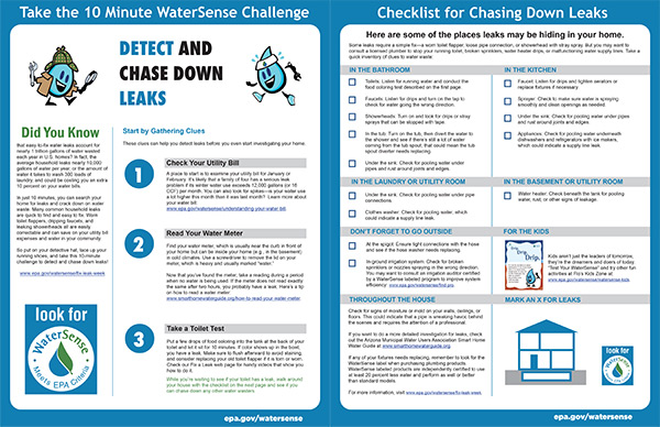 Take the 10 minute WaterSense Challenge preview